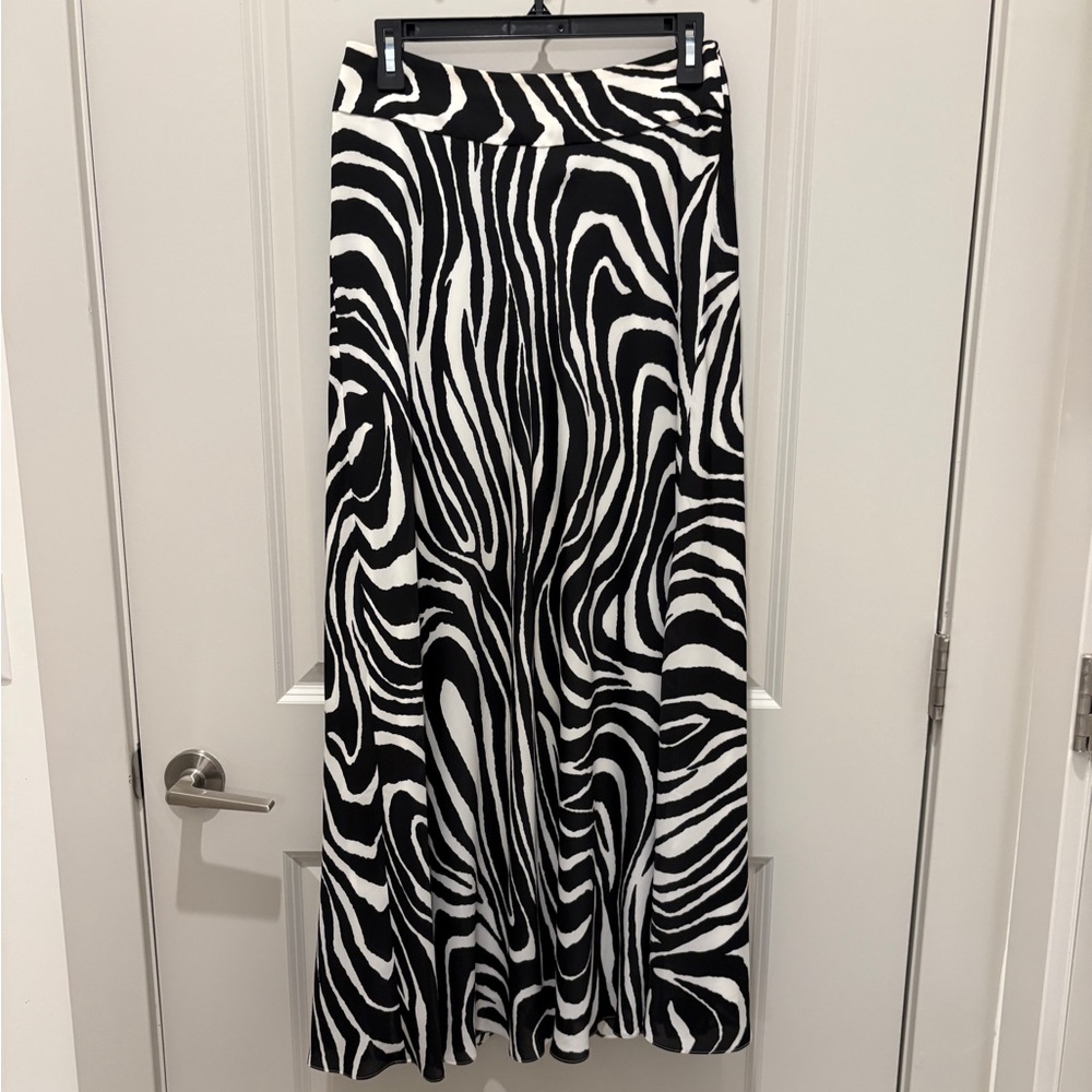 Black and White Maxi Skirt